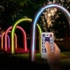 Taśma LED V-TAC zasilanie solarne 5mb pilot IP67 VT-2835 RGB 120lm